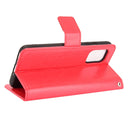 For Asus Zenfone 8 ZS590KS Crazy Horse Texture Horizontal Flip Leather Case with Holder & Card Slots & Lanyard(Red)