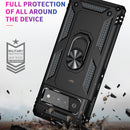 For Google Pixel 6 Pro Shockproof TPU + PC Protective Case with 360 Degree Rotating Holder(Black)