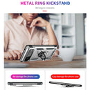 For Google Pixel 6 Shockproof TPU + PC Protective Case with 360 Degree Rotating Holder(Silver)