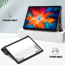 For Lenovo Tab P11 Pro TB-J716F /J706F Painted Pattern PU + TPU Horizontal Flip Leather Case with Three-folding Holder & Wake-up / Sleep Function(Graffiti)