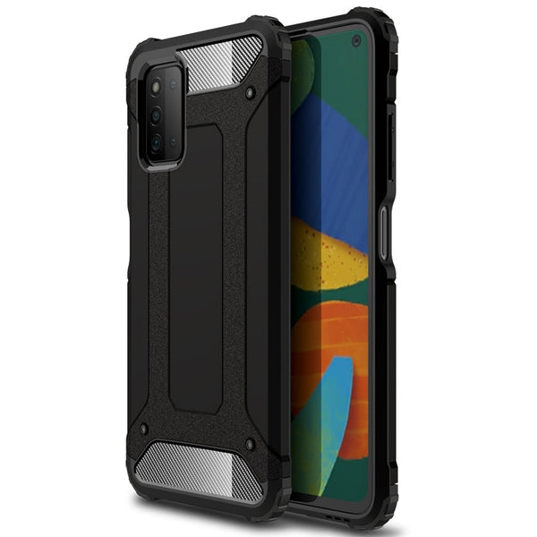 For Samsung Galaxy A03s 164mm Magic Armor TPU + PC Combination Case(Black)
