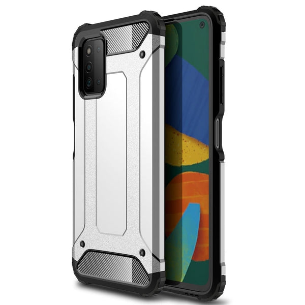For Samsung Galaxy A03s 164mm Magic Armor TPU + PC Combination Case(Silver)