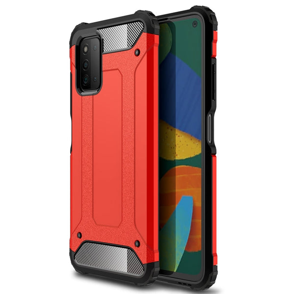 For Samsung Galaxy A03s 164mm Magic Armor TPU + PC Combination Case(Red)