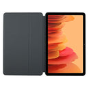 For Samsung Galaxy Tab A7 10.4 T500 Dual-folding Coloured Drawing Voltage Horizontal Flip PU Leather Case with Holder & Sleep / Wake-up Function(White Cherry Blossoms)