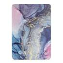 For Samsung Galaxy Tab A7 10.4 T500 Dual-folding Coloured Drawing Voltage Horizontal Flip PU Leather Case with Holder & Sleep / Wake-up Function(Phnom Penh Marble)