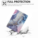 For Samsung Galaxy Tab A7 10.4 T500 Dual-folding Coloured Drawing Voltage Horizontal Flip PU Leather Case with Holder & Sleep / Wake-up Function(Phnom Penh Marble)