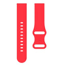 20mm For Samsung Galaxy Watch Active 3 41mm Butterfly Buckle Silicone Watch Band(Red)