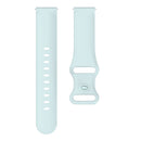 20mm For Samsung Galaxy Watch Active 3 41mm Butterfly Buckle Silicone Watch Band(Light Blue)