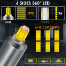 V9 9012 2 PCS DC10-32V / 6000K / 3000LM / 30W IP65 Waterproof Car LED Headlight