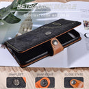 For Cubot C20 Denim Horizontal Flip Leather Case with Holder & Card Slot & Wallet(Black)