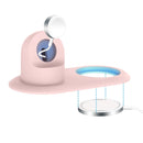 2 In 1 Multi-function Magsafe Charging Stand Holder for Apple Watch / iPhone(Pink)