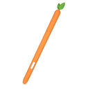 For Samsung Galaxy Tab S6 Lite P610 / P615 Fruit and Vegetable Shape Stylus Silicone Protective Case(Carrot)