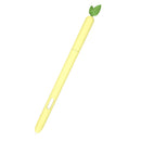 For Samsung Galaxy Tab S6 Lite P610 / P615 Fruit and Vegetable Shape Stylus Silicone Protective Case(Small Pineapple)