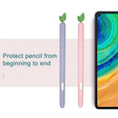 For Samsung Galaxy Tab S6 Lite P610 / P615 Fruit and Vegetable Shape Stylus Silicone Protective Case(Small Pineapple)