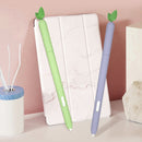 For Samsung Galaxy Tab S6 Lite P610 / P615 Fruit and Vegetable Shape Stylus Silicone Protective Case(Avocado)