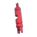 A5586 10 PCS Bicycle French Valve Core with Red Disassembly Tool