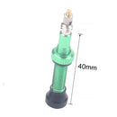A5599 2 PCS 40mm Green French Tubeless Valve Stem with Repair Kit for Road Bike