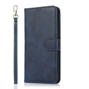 Calf Texture 2 in 1 Detachable Magnetic Back Cover Horizontal Flip Leather Case with Holder & Card Slots & Wallet & Photo Frame For iPhone 8 Plus / 7 Plus(Blue)