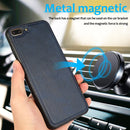 Calf Texture 2 in 1 Detachable Magnetic Back Cover Horizontal Flip Leather Case with Holder & Card Slots & Wallet & Photo Frame For iPhone 8 Plus / 7 Plus(Blue)