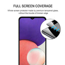 For Samsung Galaxy A22 5G / A23 Full Glue Full Cover Screen Protector Tempered Glass Film