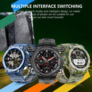 Q998K 1.28 inch Touch Screen IP68 Waterproof Smart Watch, Support Sleep Monitoring / Heart Rate Monitoring / Blood Pressure Monitoring(Black)