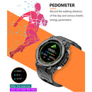 Q998K 1.28 inch Touch Screen IP68 Waterproof Smart Watch, Support Sleep Monitoring / Heart Rate Monitoring / Blood Pressure Monitoring(Black)