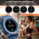 Q998K 1.28 inch Touch Screen IP68 Waterproof Smart Watch, Support Sleep Monitoring / Heart Rate Monitoring / Blood Pressure Monitoring(Black)
