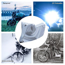 WUPP CS-1410B2 Motorcycle Thickened Oxford Cloth All-inclusive Waterproof Sun-proof Protective Cover, Size:M(Silver)