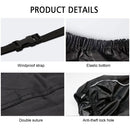 WUPP CS-1410A4 Motorcycle Thickened Oxford Cloth All-inclusive Waterproof Sun-proof Protective Cover, Size:XL(Black)