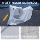 WUPP CS-1410B5 Motorcycle Thickened Oxford Cloth All-inclusive Waterproof Sun-proof Protective Cover, Size:XXL(Silver)