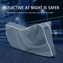WUPP CS-1410B5 Motorcycle Thickened Oxford Cloth All-inclusive Waterproof Sun-proof Protective Cover, Size:XXL(Silver)
