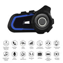 WUPP CS-1412A1 Bluetooth 5.1 S2 Motorcycle Helmet Full Duplex Bluetooth Intercom Headset Earphone(Blue)