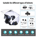 WUPP CS-1412A1 Bluetooth 5.1 S2 Motorcycle Helmet Full Duplex Bluetooth Intercom Headset Earphone(Blue)