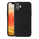 Liquid Silicone Full Coverage Shockproof Magsafe Case For iPhone 11(Black)
