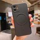 Liquid Silicone Full Coverage Shockproof Magsafe Case For iPhone 11(Black)