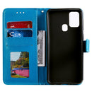 For Motorola Moto G50 Totem Flower Embossed Horizontal Flip TPU + PU Leather Case with Holder & Card Slots & Wallet(Blue)