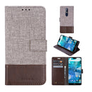 For Nokia 7.1 MUXMA MX102 Horizontal Flip Canvas Leather Case with Stand & Card Slot & Wallet Function(Brown)