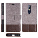 For Nokia 7.1 MUXMA MX102 Horizontal Flip Canvas Leather Case with Stand & Card Slot & Wallet Function(Brown)