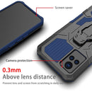 For vivo V21 Armor Warrior Shockproof PC + TPU Protective Case(Blue)