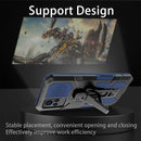For vivo V21 Armor Warrior Shockproof PC + TPU Protective Case(Blue)