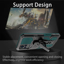 For vivo V21 Armor Warrior Shockproof PC + TPU Protective Case(Green)