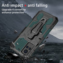 For vivo V21 Armor Warrior Shockproof PC + TPU Protective Case(Green)