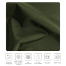 Business Cloth Earphone Protective Case with Hook For AirPods Pro(Dark Green)