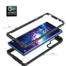 For TCL 20 Pro 5G Starry Sky Solid Color Series Shockproof PC + TPU Case (Blue)