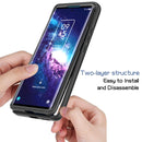 For TCL 20 Pro 5G Starry Sky Solid Color Series Shockproof PC + TPU Case (Baby Blue)