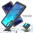 For TCL 20 Pro 5G Starry Sky Solid Color Series Shockproof PC + TPU Case (Rose Red)