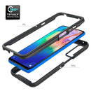 For TCL 20s Starry Sky Solid Color Series Shockproof PC + TPU Case(Black)