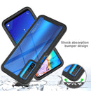 For TCL 20s Starry Sky Solid Color Series Shockproof PC + TPU Case(Black)