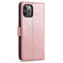 AZNS Skin Feel Calf Texture Horizontal Flip Leather Case with Card Slots & Holder & Wallet For iPhone 11 Pro(Rose Gold)