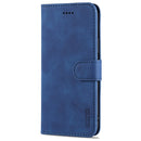 AZNS Skin Feel Calf Texture Horizontal Flip Leather Case with Card Slots & Holder & Wallet For iPhone 11 Pro(Blue)